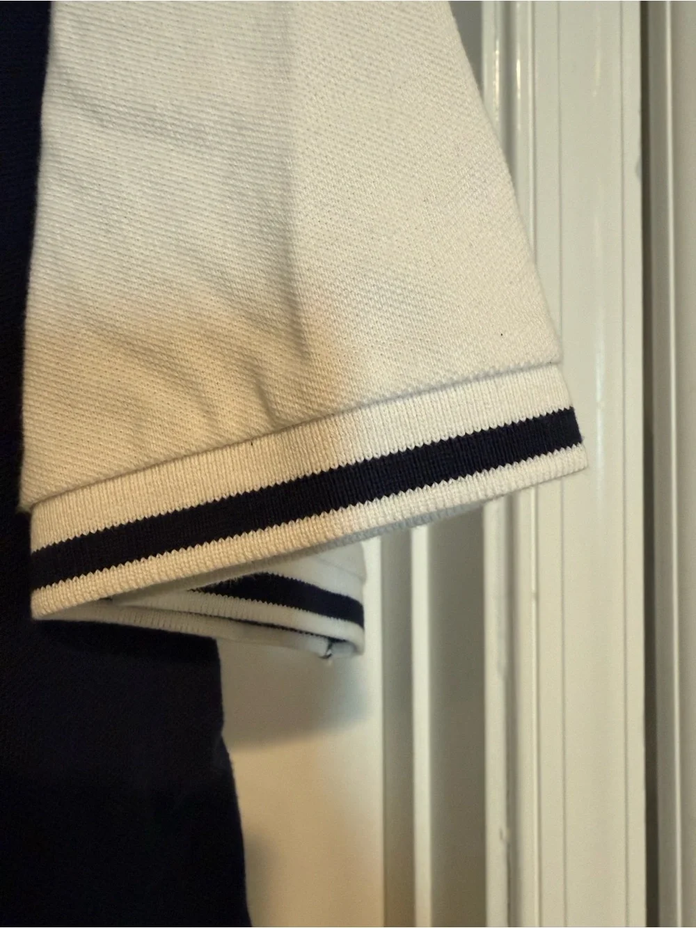 Ralph Lauren Navy and White Polo Bears Rugby Shirt
